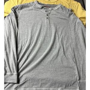 Nautica Weatherproof Men’s XXLThe Vintage Henley Long Sleeve Shirt Blundle Grey